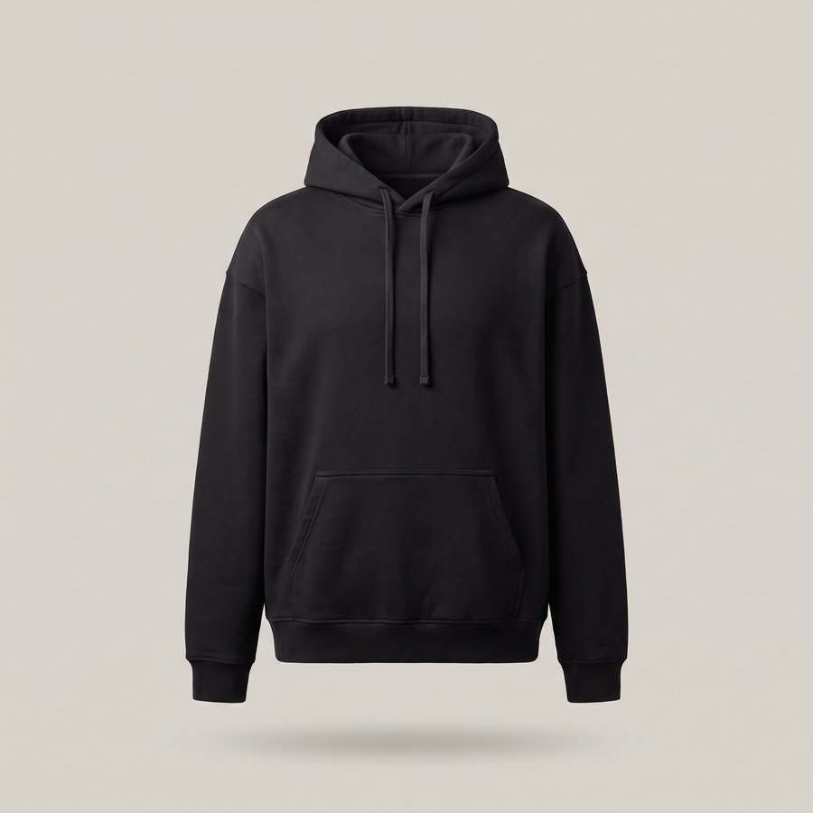 Hoodie Oversize — Noir