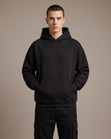 Hoodie Oversize — Noir — porté