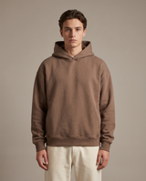 Hoodie Oversize — Moka — porté