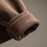 Hoodie Oversize — Moka — porté